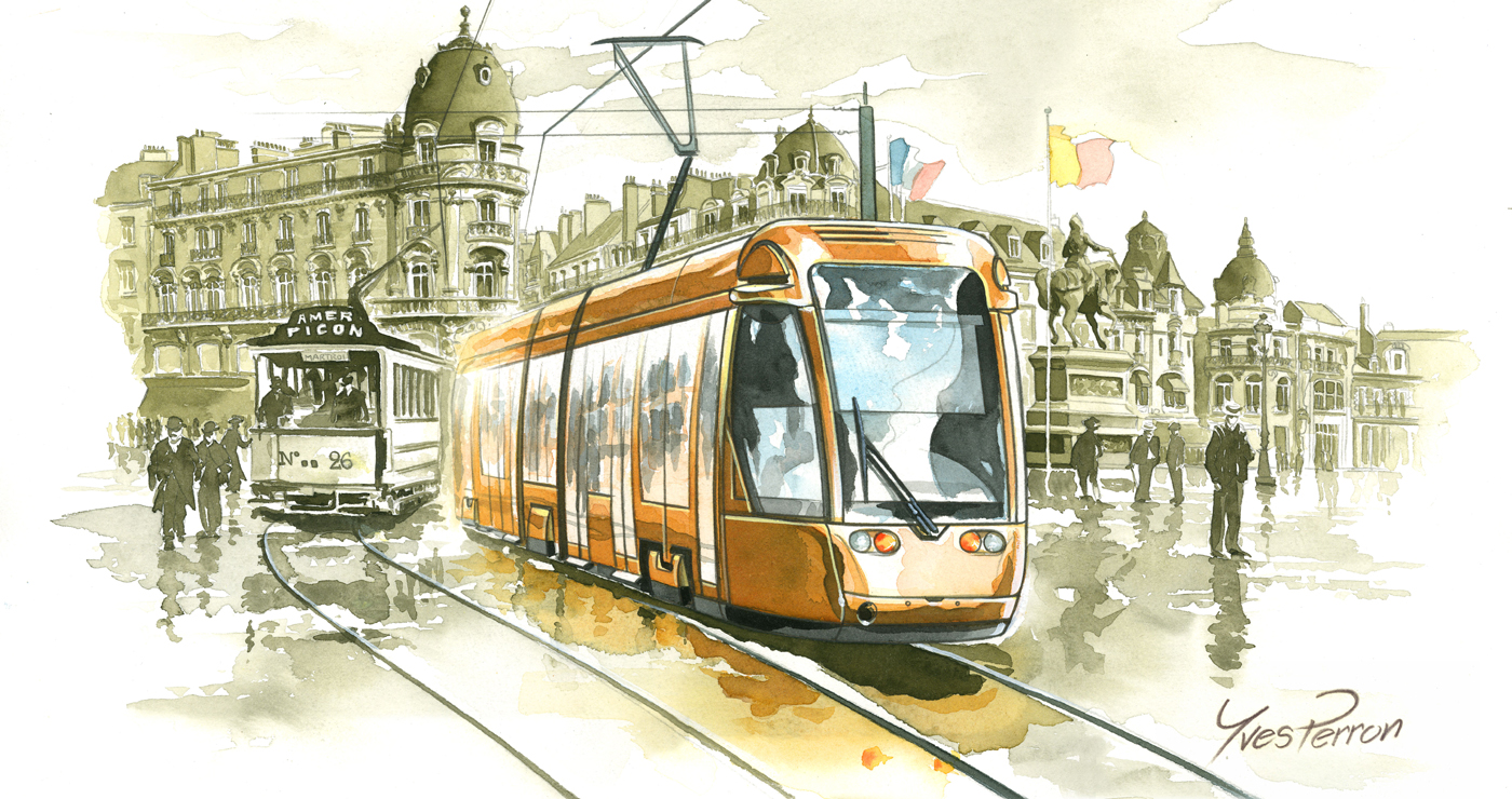 illustration-yves-perron-aquarelle-tramway